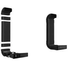 Kit de Instala&ccedil;&atilde;o para Placa de Ventila&ccedil;&atilde;o Curva em L Preto - Bosch