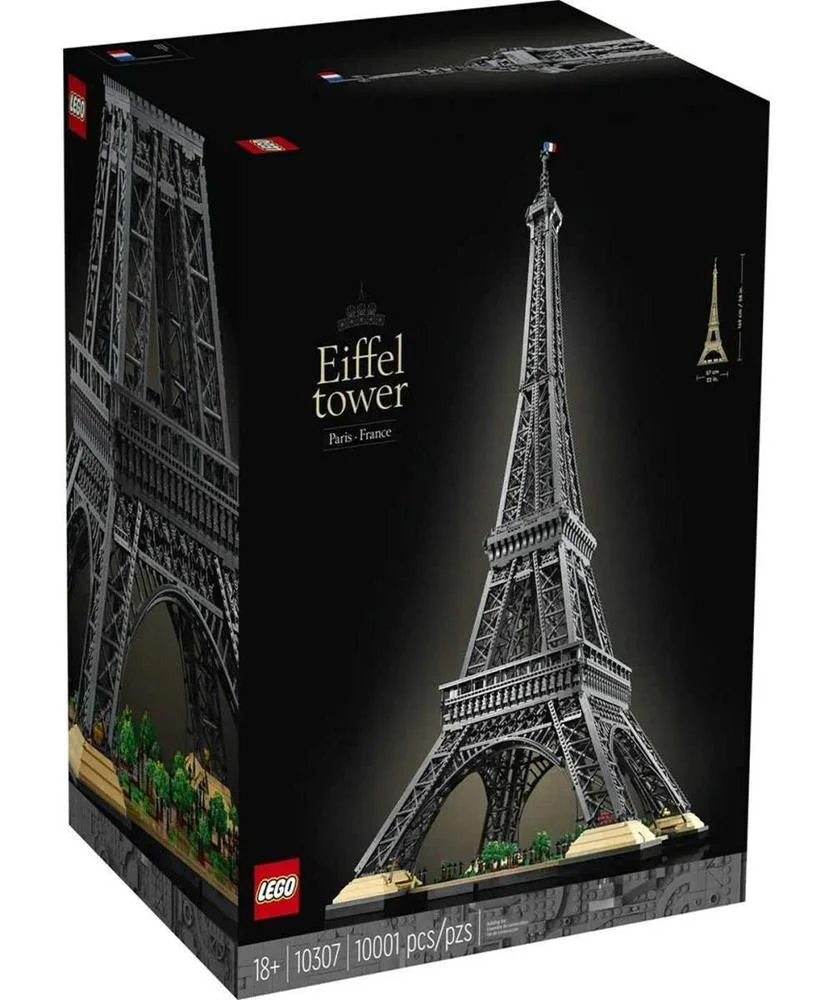 Playset Lego Icons: Eiffel Tower - Paris, France 10307 10001 Peças 57 X 149 X 57 Cm 