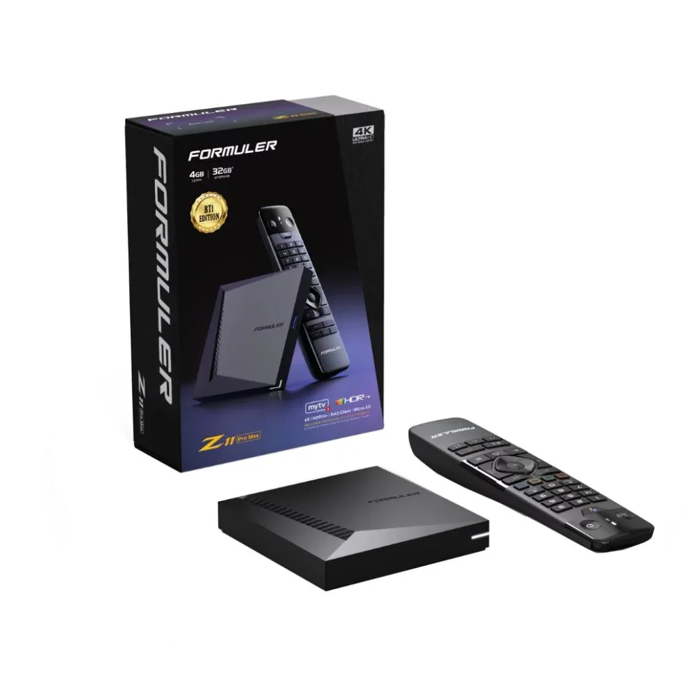 Box IPTV Formuler Z11 Pro Max 4GB/32GB Edição BT1