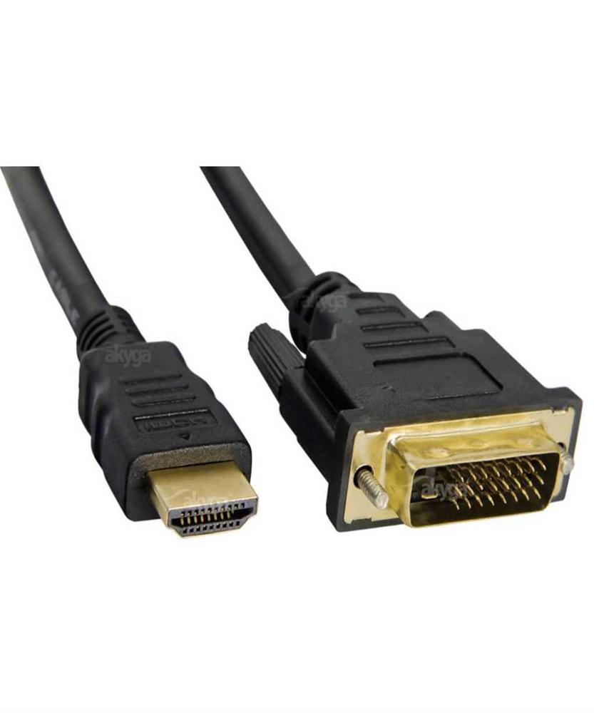 Akyga Ak-Av-11 Video Cable Adapter 1.8 M Hdmi Type a (Standard) Dvi-D Black