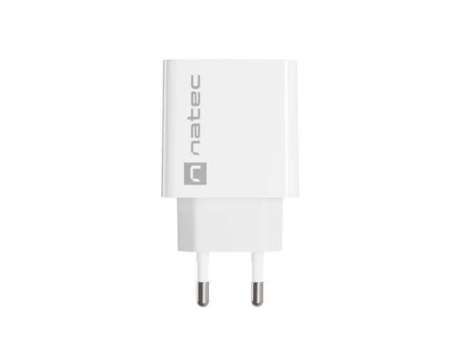 NATEC USB CHARGER RIBERA USB-A 18W WHITE