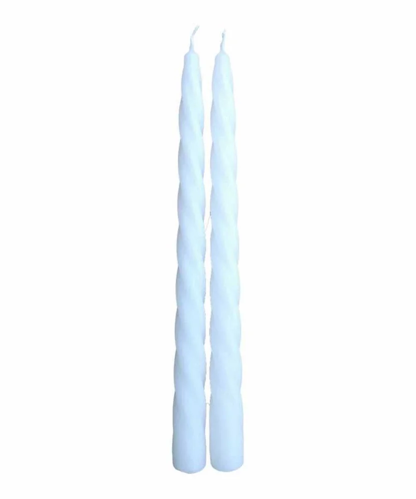 Pack 2 Velas Decorativas Brancas Ø2x24cm Magic Lights