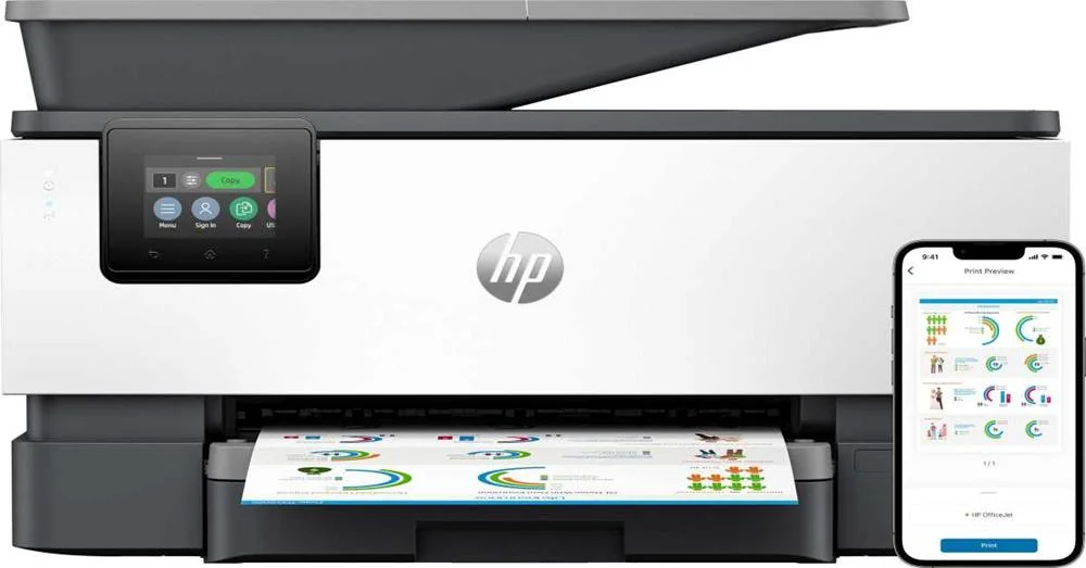 Hp Officejet Pro Multifunções 9120b, Cor, Impress.