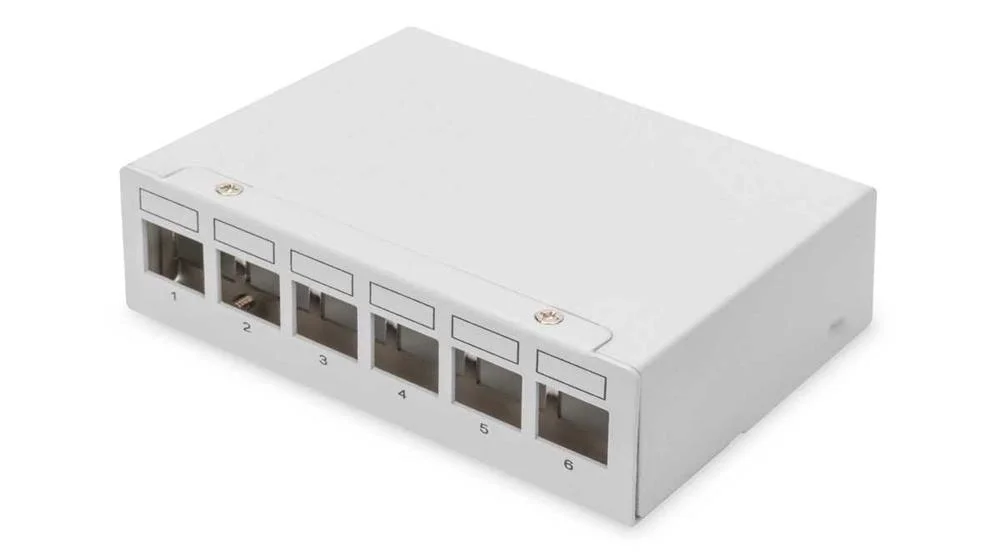 Digitus Patchpanel       6-Port  Modular Patchpanel Weiß