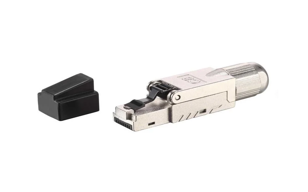 EQUIP 121172 CONECTOR RJ-45 PRETO, AÇO INOXIDÁVEL