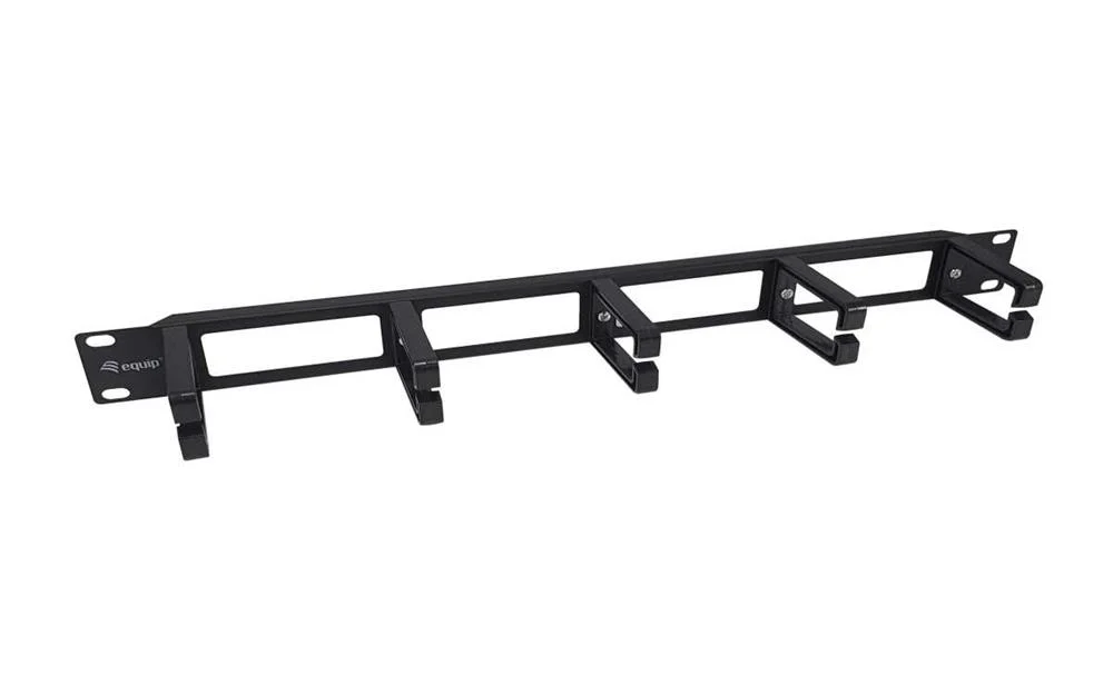 Equip 19" Kabelmanagement Panel Ausstattung Schwarz
