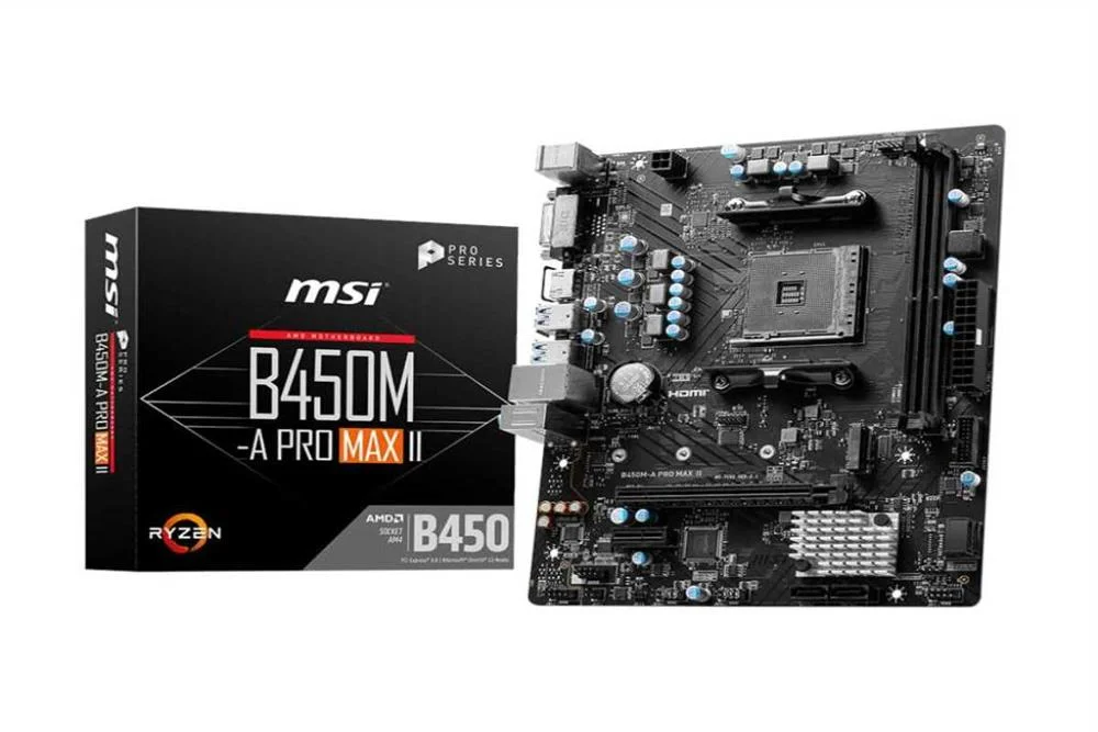 Mb Msi B450m-A Pro Max Ii Skt Am4  2ddr4 Dvi/Hdmi Matx