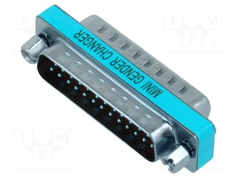 Passo: adaptador, D-Sub 25pin masculino,em ambos .