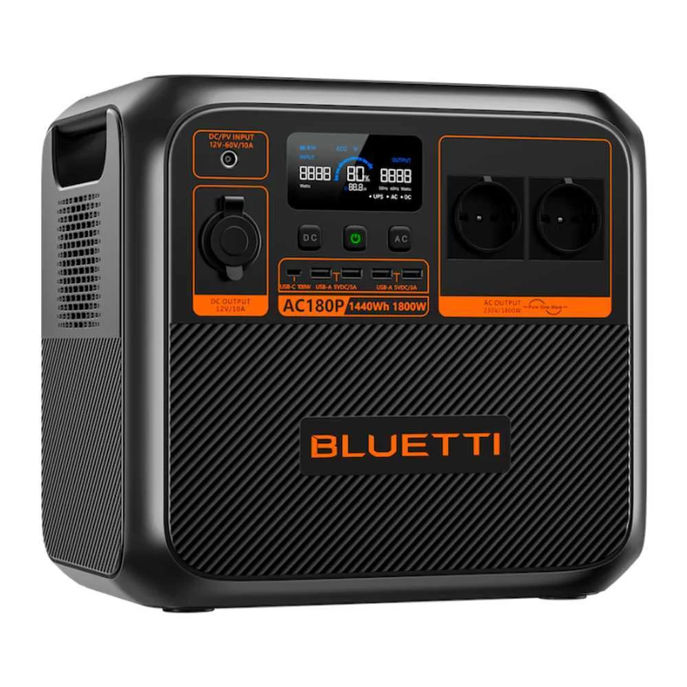Bateria Port&aacute;til - Grande Capacidade 1440wh - Pot&ecirc;ncia de Sa&iacute;da 1800w Lifepo4  - Sa&iacute;das M&uacute;ltiplas/Fo