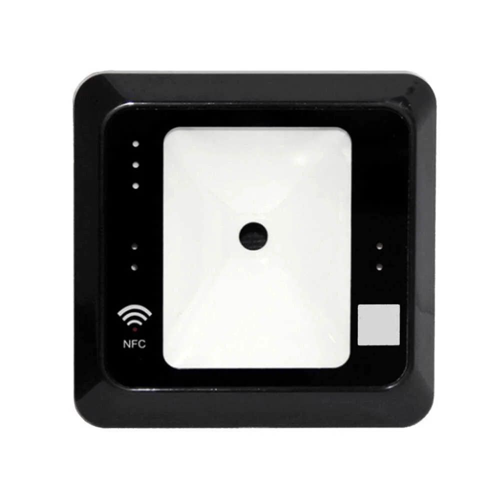 Leitor de Acesso - Acesso Por Código Qr e Cartão Mf - Indicador LED e Acústico - Wiegand 26/34  Rs4