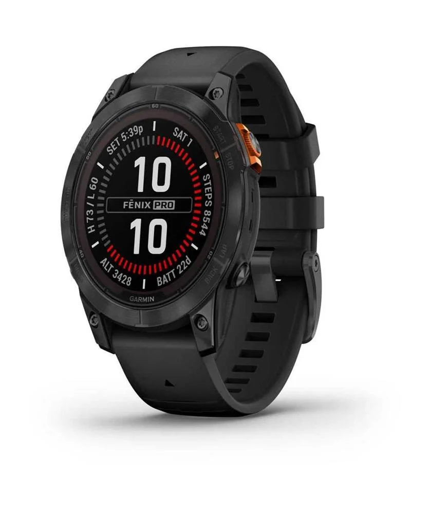 Garmin Fenix 7x Pro 3.3 Cm (1.3 ) Mip 47 Mm Digital 260 X 260 Pixels Touchscreen Grey Wi-Fi Gps (Sat