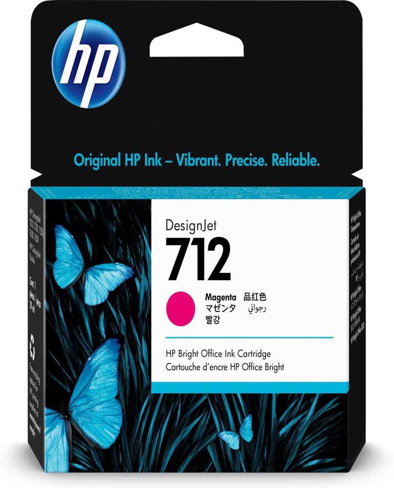 Tinteiro de Tinta Original Hp 712 Magenta 