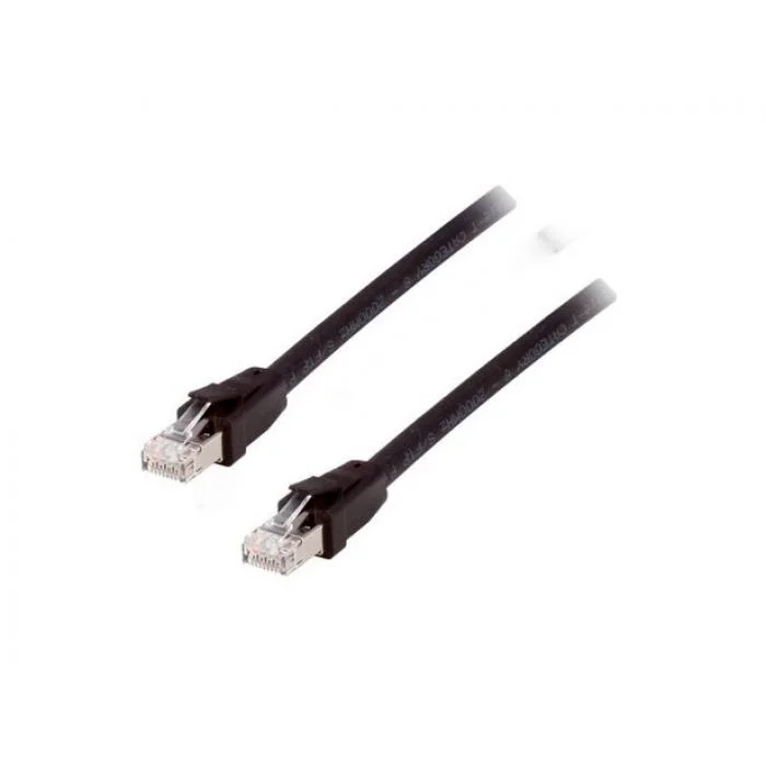 Equip Patchkabel Cat8.1 S/Ftp 2xrj45  2.00m Schwarz     Lszh
