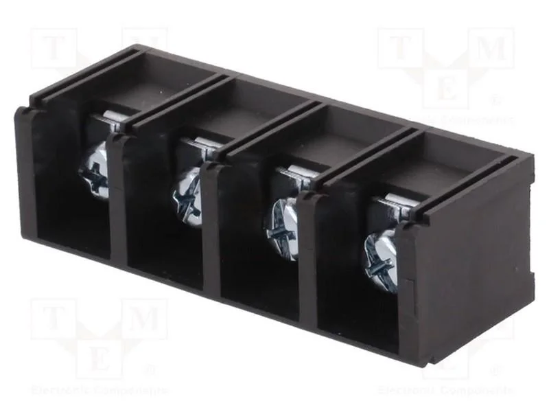 PCB bloco terminal, simples, 16mm, faixas: 4, par.