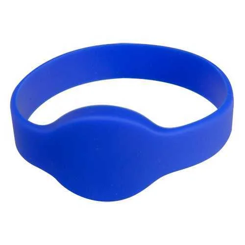Pulseira de Proximidade - Id Por Radiofrequência - Mf Passivo : Cor Azul - Alta Frequência 13.56 Mhz
