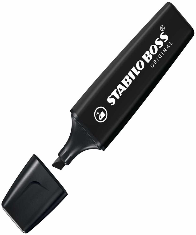 Marcador Stabilo Boss Original Naturecolors - Negro Stabilo 70/46