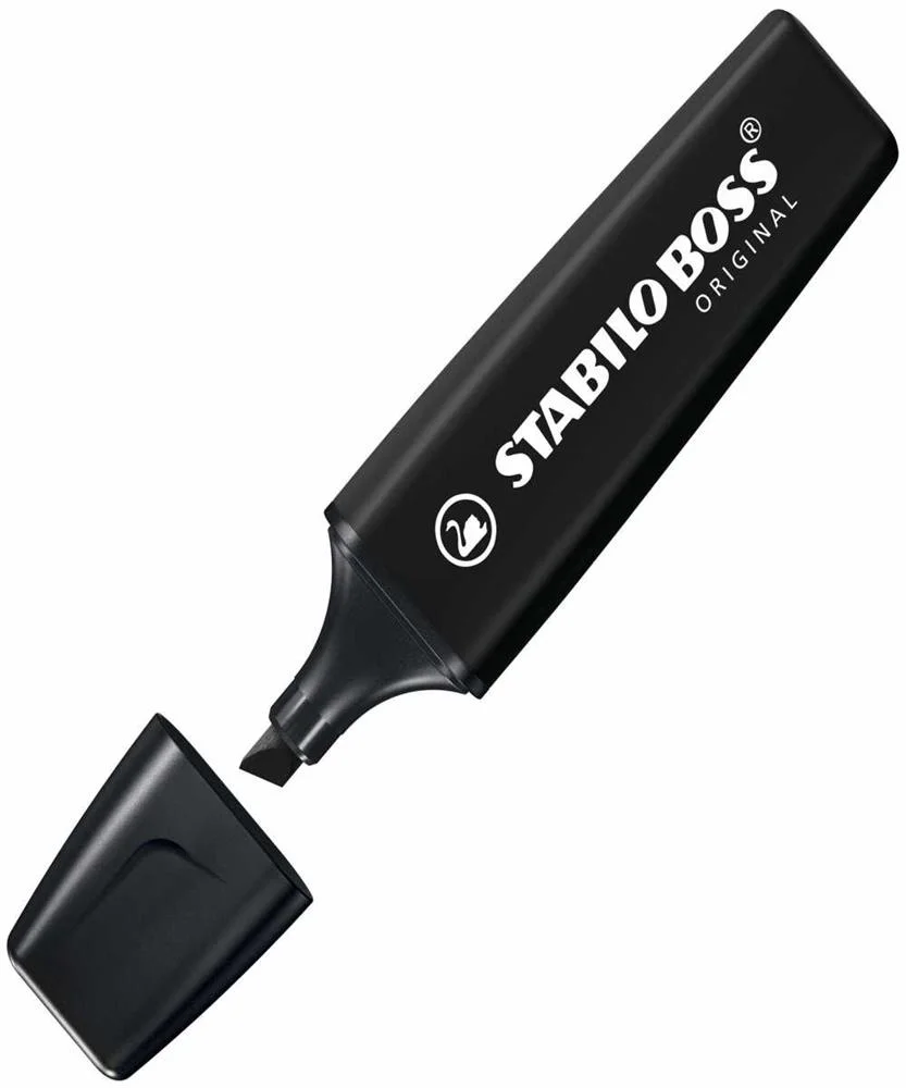 Marcador Stabilo Boss Original Naturecolors - Neg.