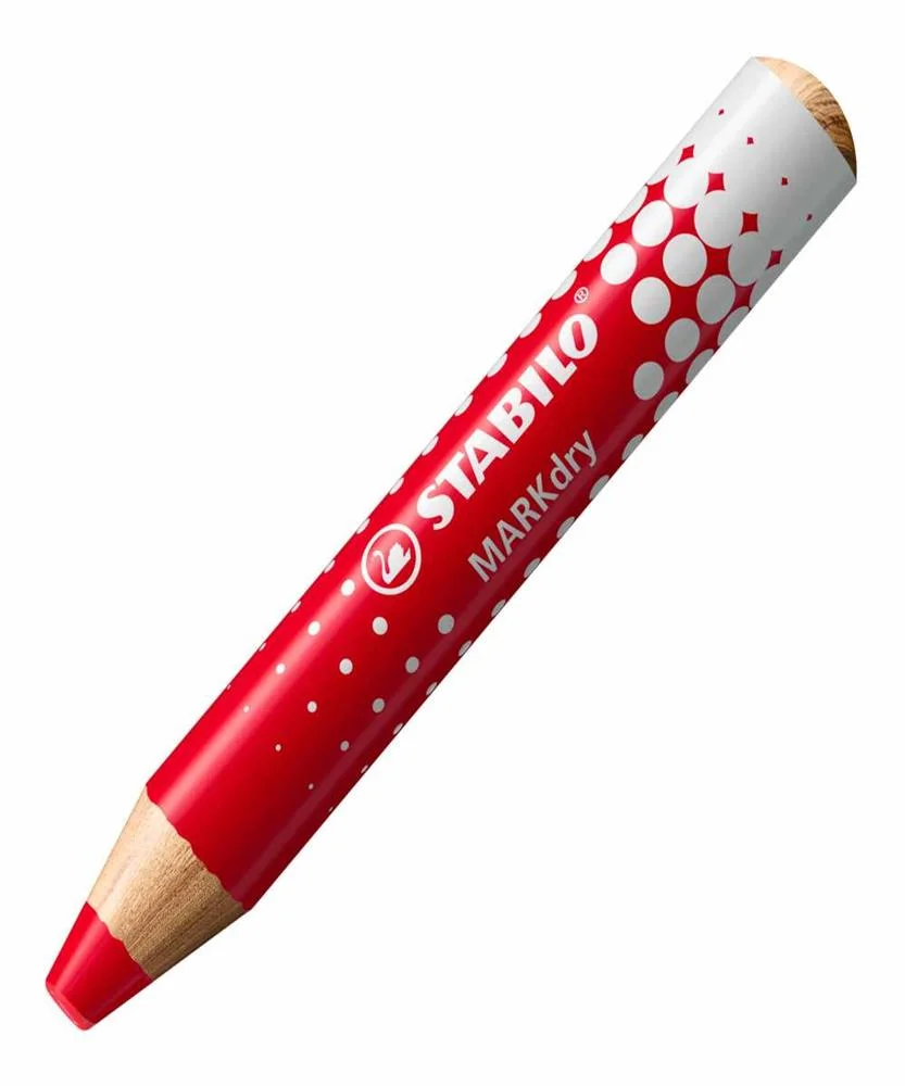 Lapiz para Pizarra Blanca Markdry Rojo Stabilo 64.