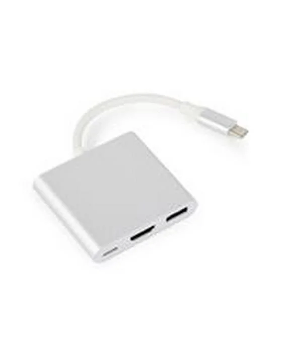 Adaptador USB-C Gembird A-CM-HDMIF-02-SV p/ HDMI .
