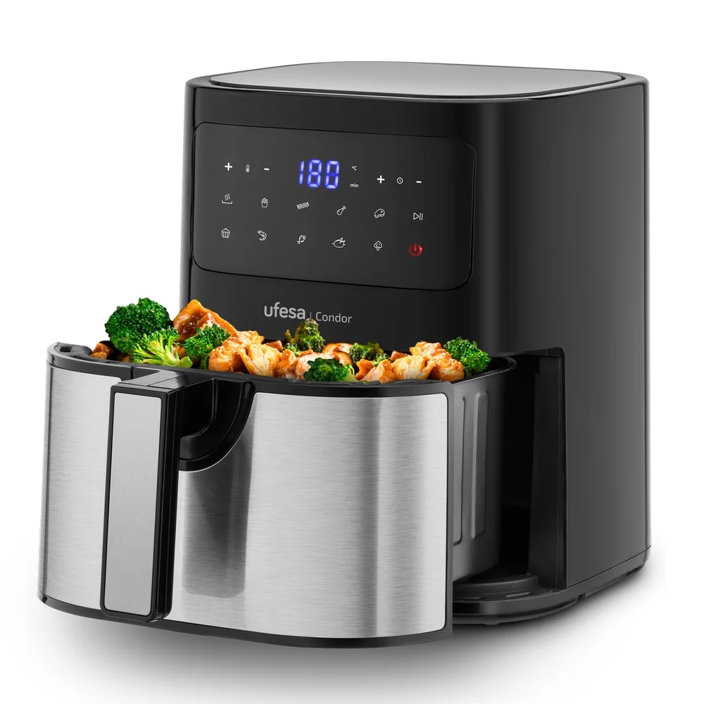 Fritadeira Ufesa Air Fryer Condor 4.5L 1600W Preta