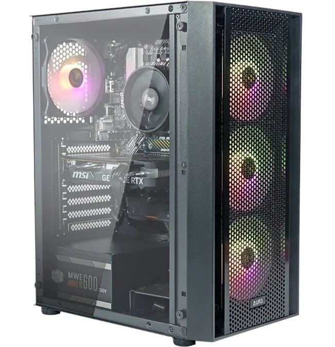 Pc de Mesa Coolpc Puma Nvidia Geforce Rtx 4060 Amd Ryzen 5 Amd Ryzen 5 5500u 16 Gb RAM 500 Gb SSD 