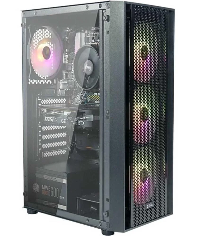 Pc de Mesa Coolpc Puma Nvidia Geforce Rtx 4060 Amd Ryzen 5 Amd Ryzen 5 5500u 16 Gb RAM 500 Gb SSD 