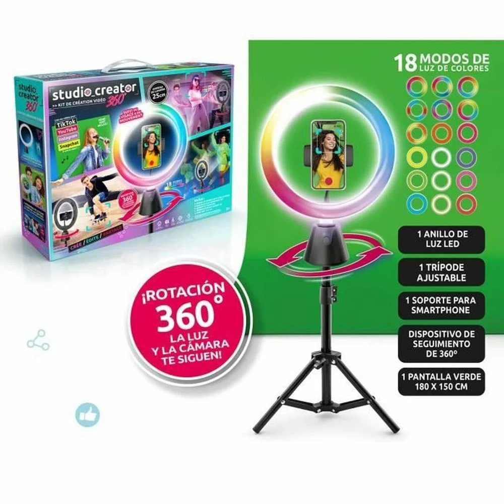 Anel Canal Toys Studio creator video maker KIT 36.