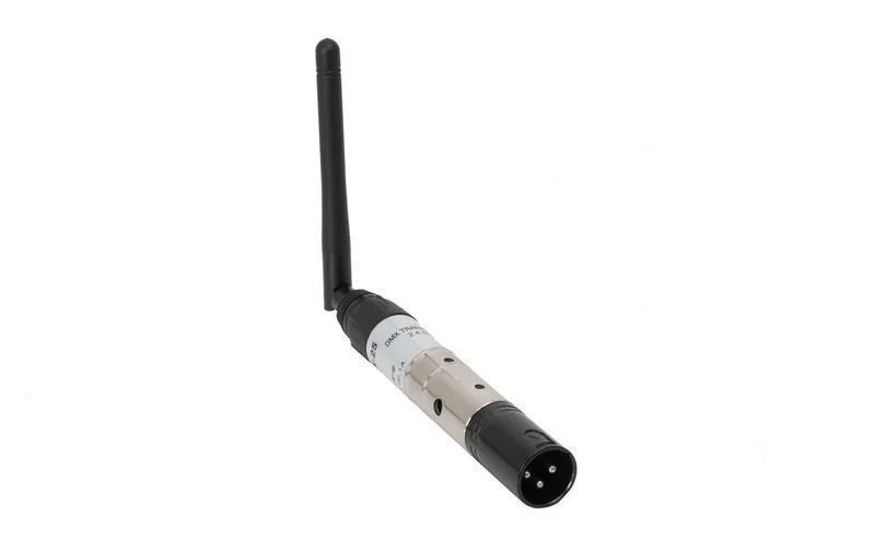 Transmissor sem fios DMX 2,4 GHz. Funcionamento s.
