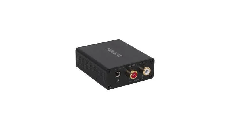 Conversor de Áudio Digital em Analógico. Saída de Auscultadores. Formato Pcm Spdif Estéreo. Dac de 2