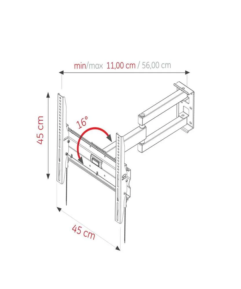 Ultimate Rx-1000 Suporte para Tv 139,7 Cm (55") P.