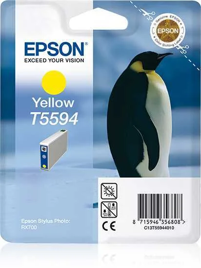 EPSON PENGUIN TINTEIRO AMARELO T5594 (C/ALARME RF.