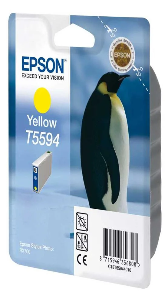 EPSON PENGUIN TINTEIRO AMARELO T5594 (C/ALARME RF.