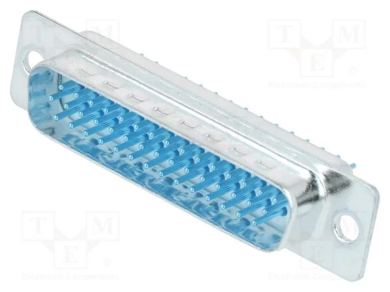 D-Sub HD, PIN: 44, tomada, macho, para PCB, simpl.