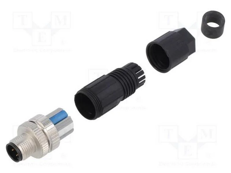 Ficha, M12, Pin: 4, Macho, Código A-Devicenet / Canopen, com Cabo