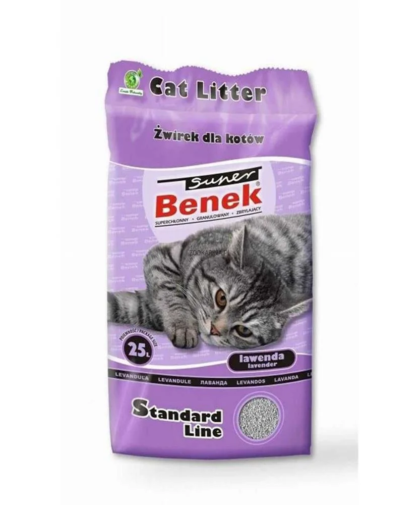 Areia para Gatos Super Benek                     .