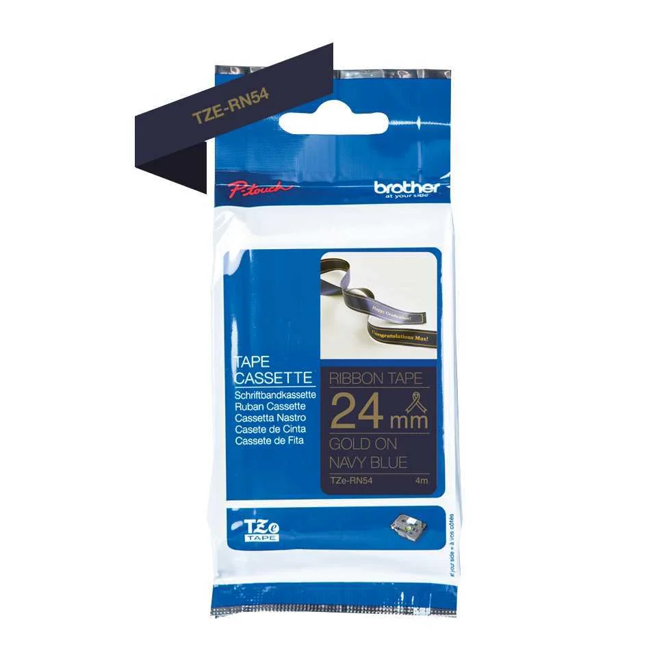 BROTHER TZE-RN54 FITA PARA IMPRESSORA DOURADO