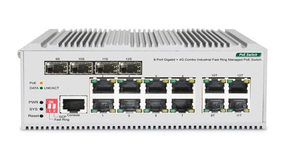 Digitus Switch 8 Port Gigabit Poe, L2 Managed, 4 Sfp Uplink
