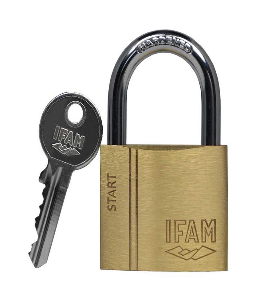 Cadeado com Chave Ifam Sr40 Latão Aço 1,31 X 3,98 X 3,19 Cm 