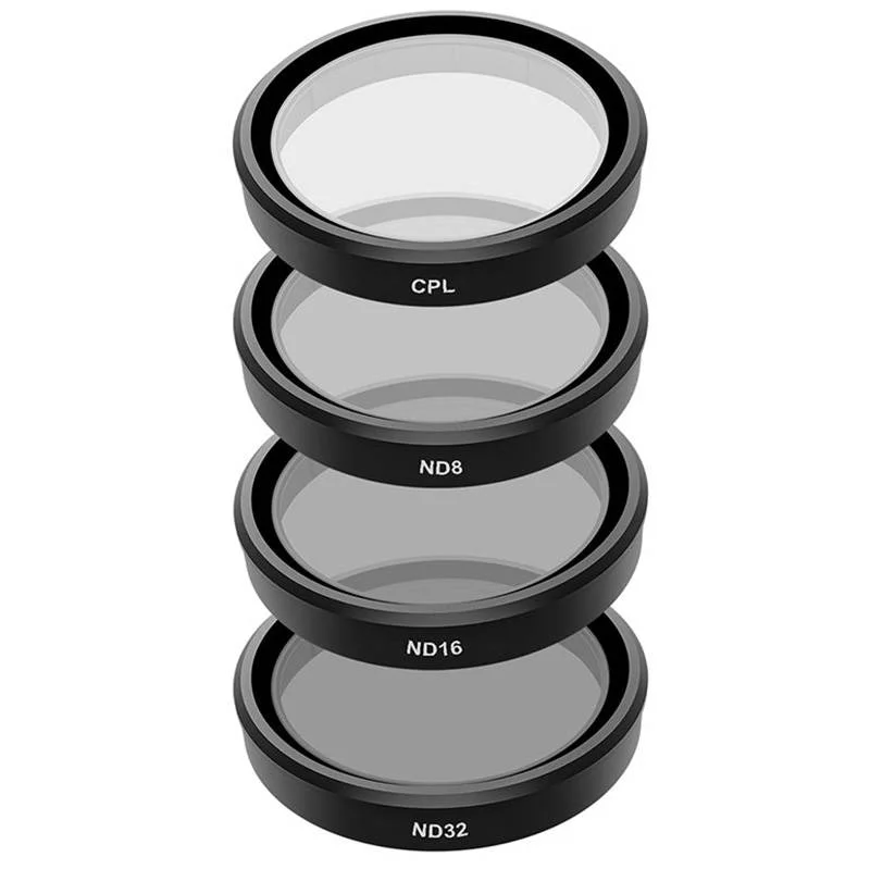 Telesin Filter Set Cpl/Nd8/Nd16/Nd32 For Dji Action 3