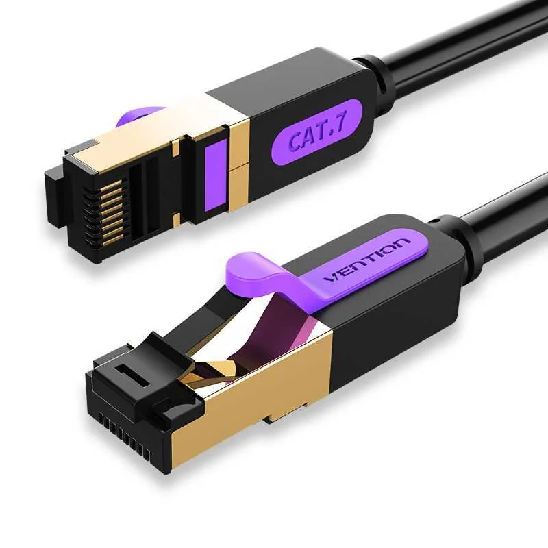 Category 7 Sftp Network Cable Vention Icdbd 0.5m Black
