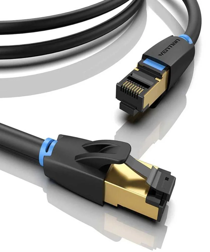 Category 8 Sftp Network Cable Vention Ikabh 2m Black