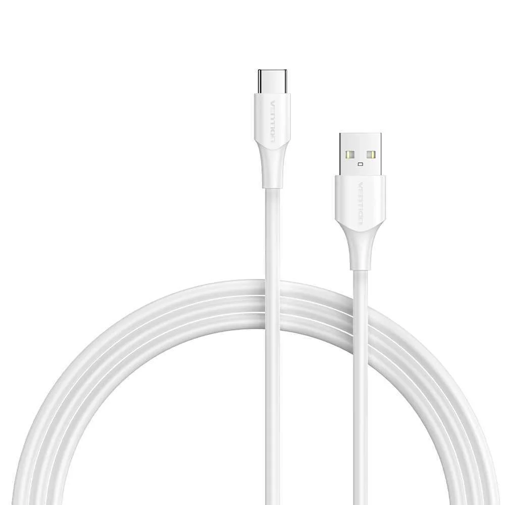 Usb 2.0 a To Usb-C 3a Cable Vention Cthwh 2m White