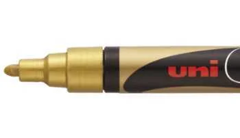 Uni-Ball Pwe5m Or Marcador de Quadro Dourado 1 Un.