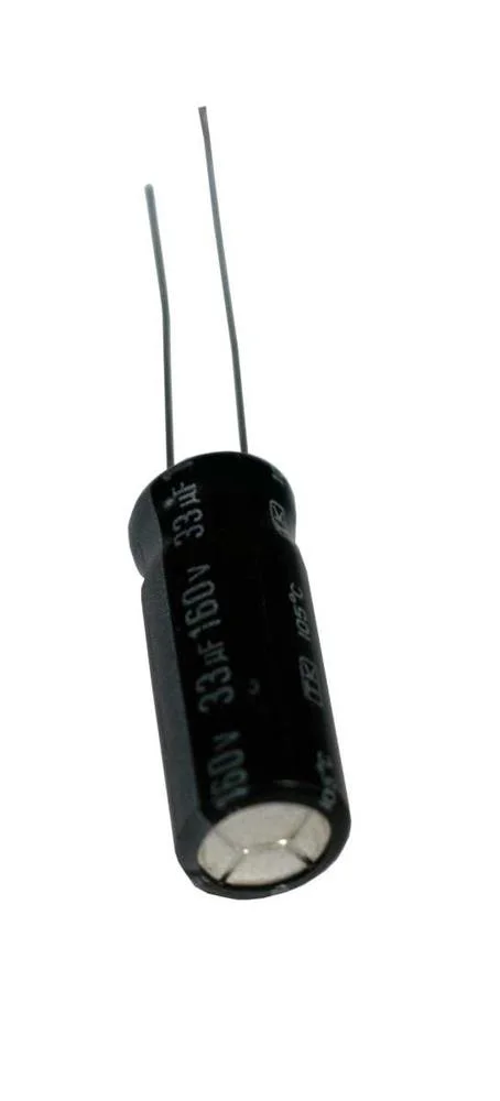 Condensador electrolítico de 33mf a 160v.