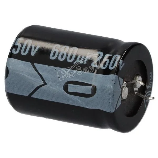 Condensador electrolítico 680mf a 250v.