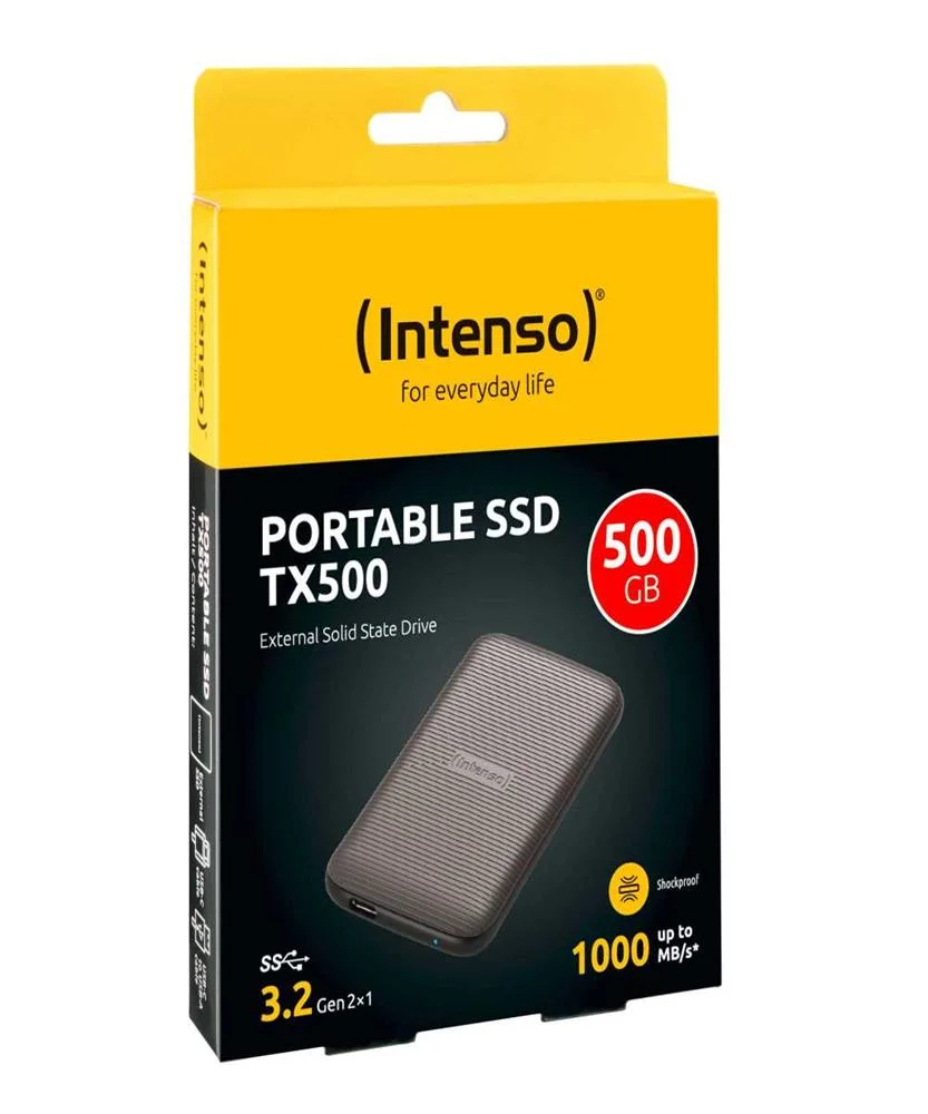 INTENSO LESEN/SCHREIBEN BIS ZU 1000 MB/S/500GB CA.