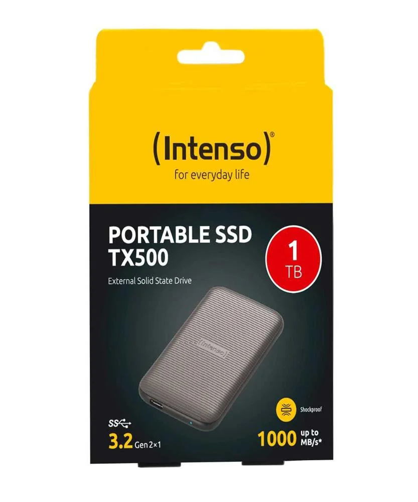 INTENSO LESEN/SCHREIBEN BIS ZU 1000 MB/S/1TB CAST.
