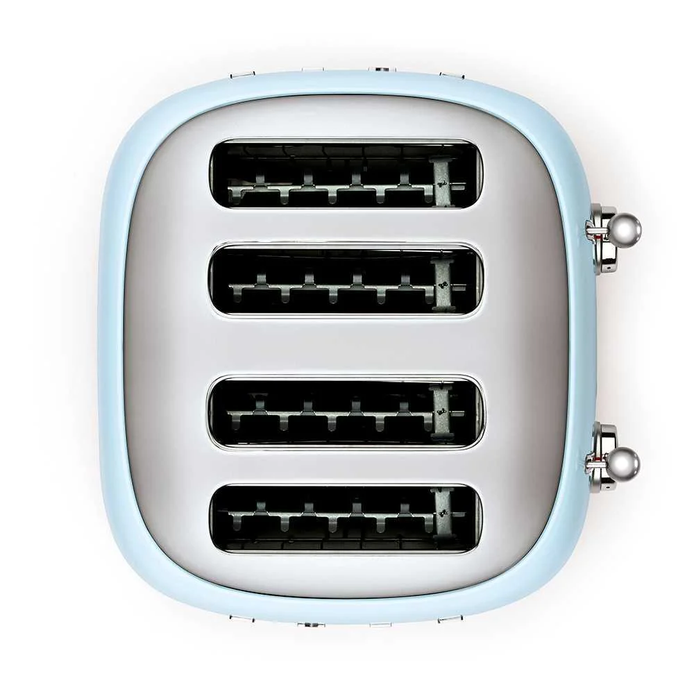 Smeg Toaster 4x4 50?style Pastel Blue Tsf03pbeu