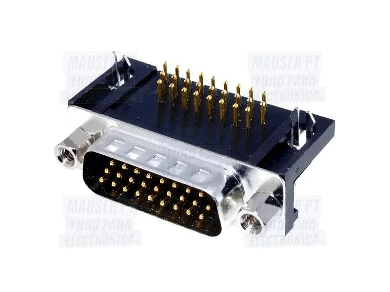 D-Sub HD, PIN: 26, ficha, macho, com cabo, simple.