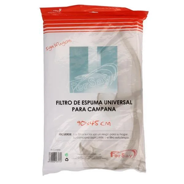 Filtro Espuma Chaminé Extractora 90x45